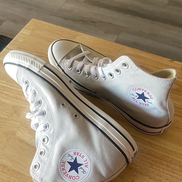 Converse White High-Top Sneakers - Picture 2 of 6